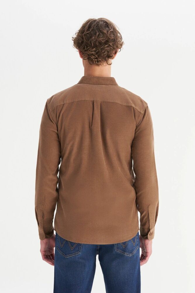 Wrangler Erkek Kadife Gömlek MW5A14A211 - 5