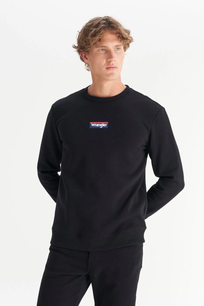 Wrangler Erkek Mid Logo Sweatshirt W2520133001 - 3