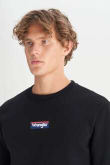 Wrangler Erkek Mid Logo Sweatshirt W2520133001 - 4