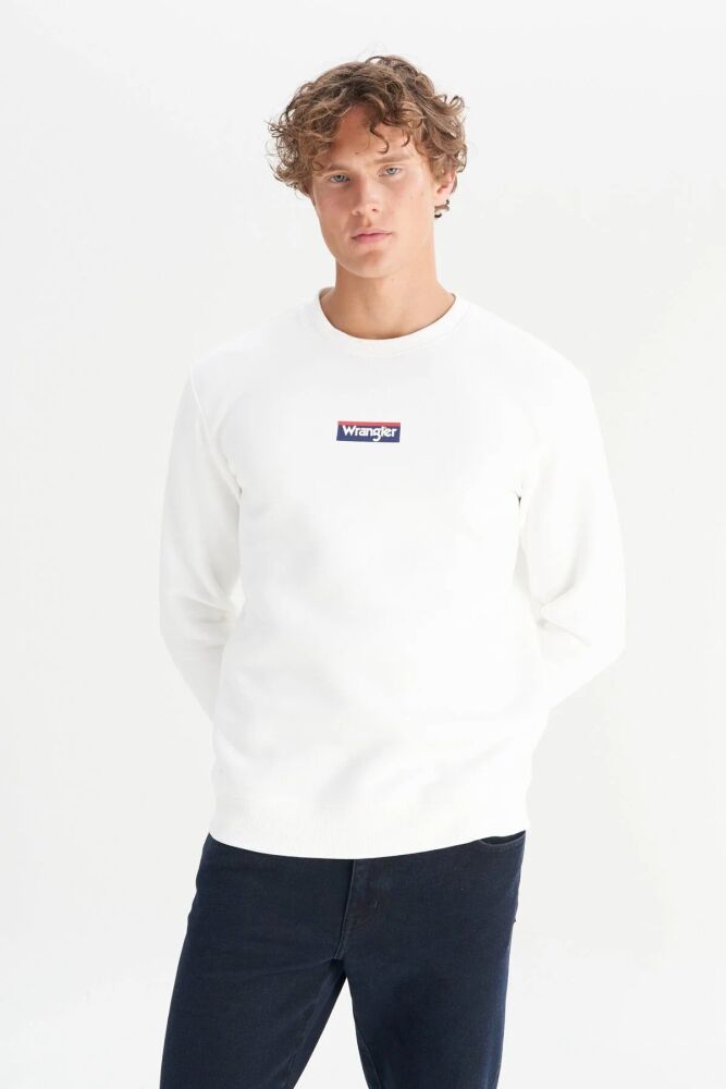 Wrangler Erkek Mid Logo Sweatshirt W2520133102