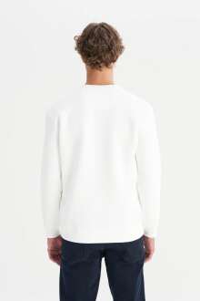 Wrangler Erkek Mid Logo Sweatshirt W2520133102 - 5