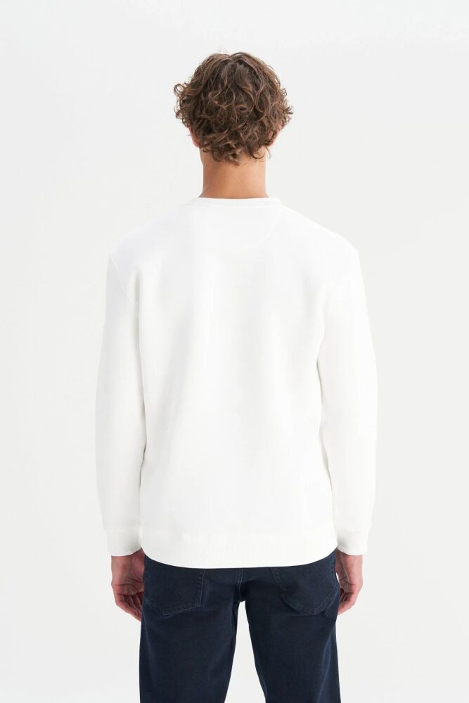 Wrangler Erkek Mid Logo Sweatshirt W2520133102 - 5