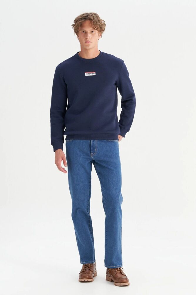 Wrangler Erkek Mid Logo Sweatshirt W2520133411 (1)