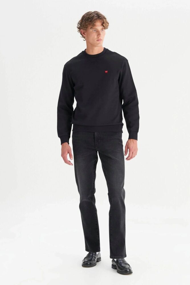 Wrangler Erkek Patch Logo Erkek Sweatshirt W2520255001 (1)