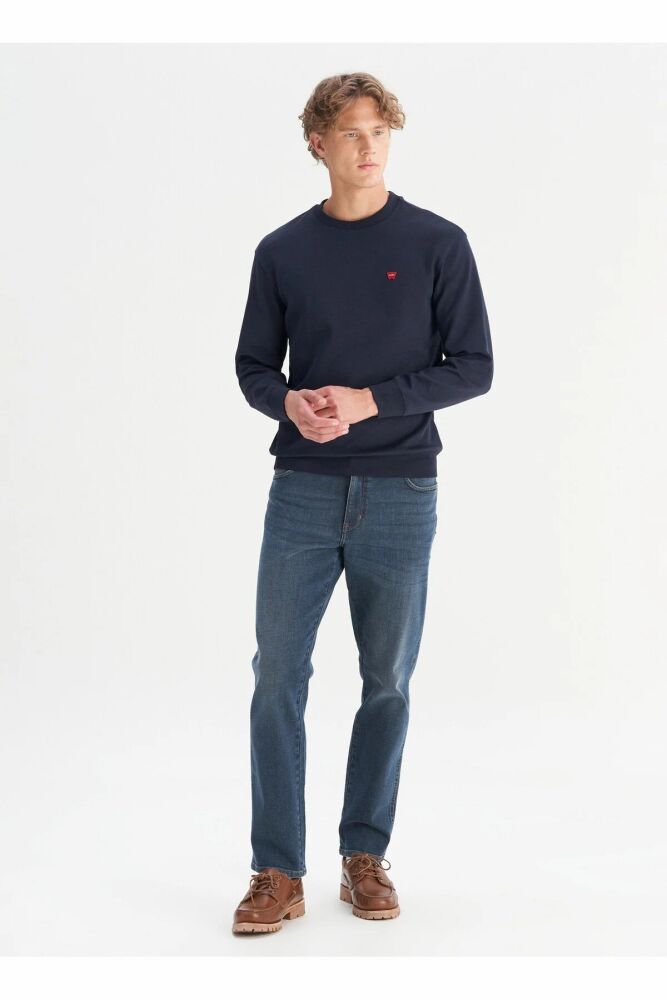 Wrangler Erkek Patch Logo Erkek Sweatshirt W2520255410 (1)