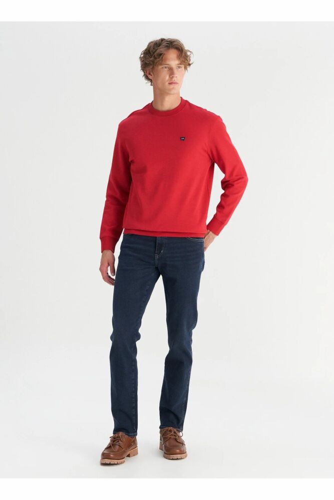 Wrangler Erkek Patch Logo Sweatshirt W2520255A47 (1)