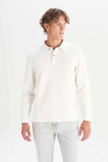 Wrangler Erkek Polo Yaka Sweatshirt W2520381104 - 3