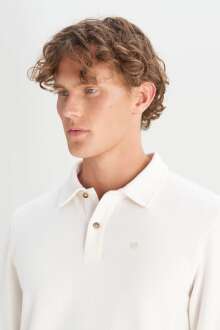 Wrangler Erkek Polo Yaka Sweatshirt W2520381104 - 4