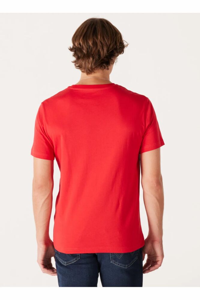Wrangler Lightweight SS 3Color Logo Crew Neck Bisiklet Yaka Erkek Tişört W7H4D3XWO - 5