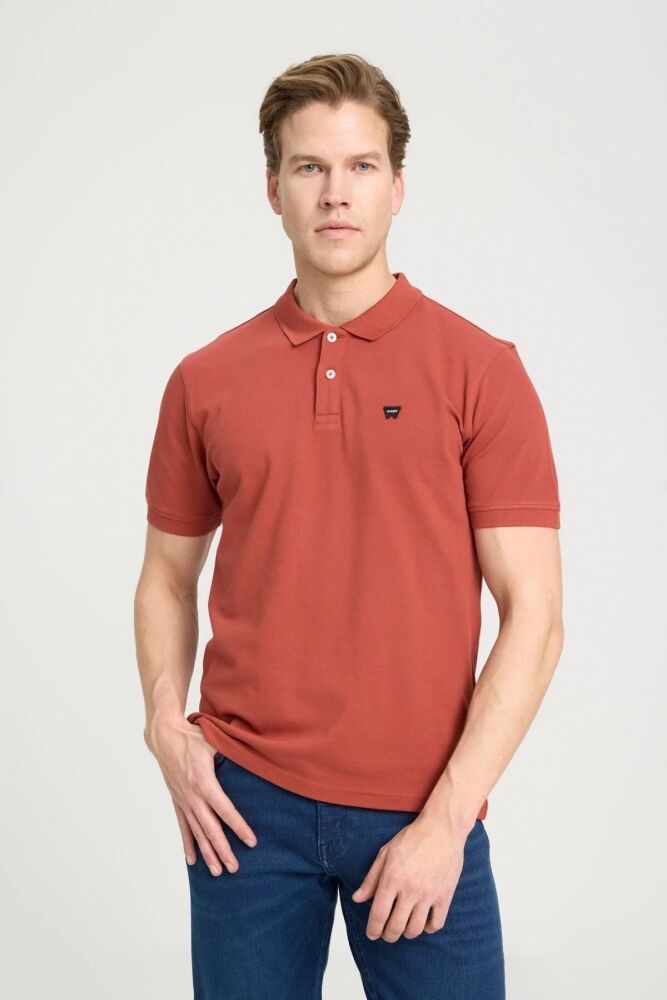 Wrangler Regular Fit Polo Yaka Erkek T-shirt W7D5K4XX2T222
