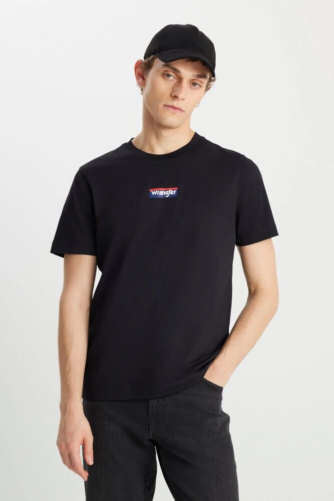 Wrangler Regular Fit Small Logo Erkek T-shirt W2510527001 - 2