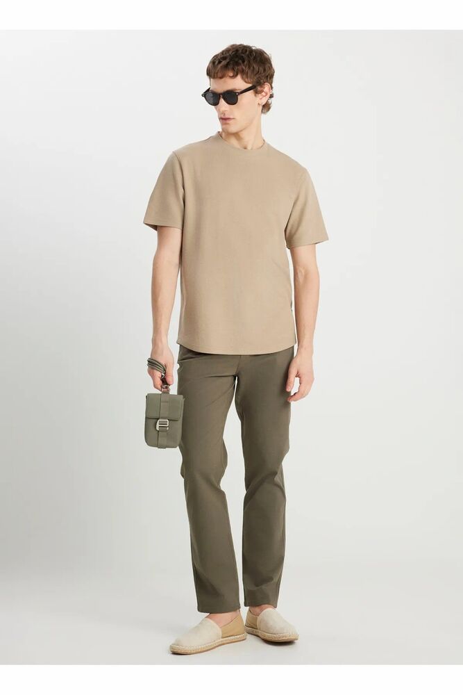 Wrangler Relaxed Fit Dokulu Basic Erkek Tişört W2510718614 - 1