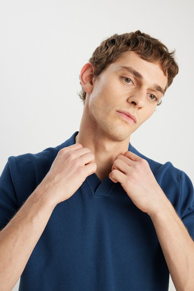 Wrangler Relaxed Fit Erkek Polo Yaka Tişört W2510455TF - 4