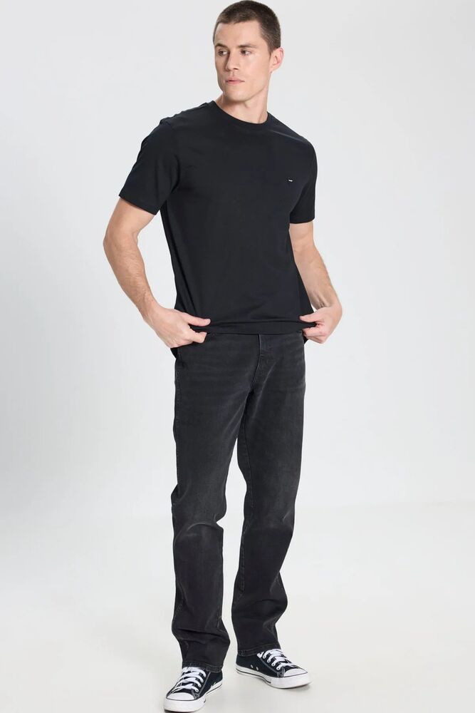 Wrangler Relaxed Fit Small Logo Erkek Tişört MW7NM203877001 - 3