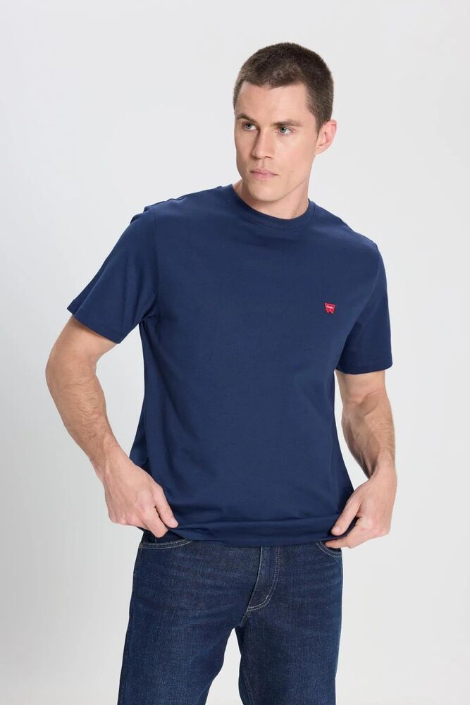 Wrangler Relaxed Fit Small Logo Tişört MW7NM203877W72 - 1