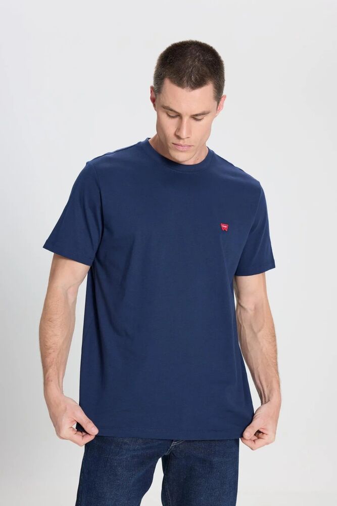 Wrangler Relaxed Fit Small Logo Tişört MW7NM203877W72 - 2