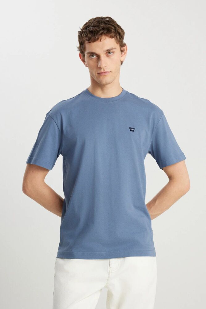 Wrangler Small Logo Bisiklet Yaka Erkek T-shirt W7NM203877223