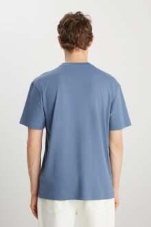 Wrangler Small Logo Bisiklet Yaka Erkek T-shirt W7NM203877223 - 3