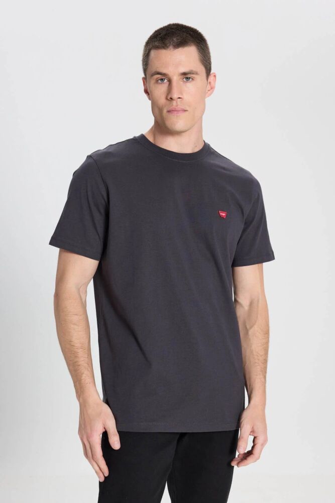 Wrangler Small Logo Bisiklet Yaka Erkek Tişört W7NM203877M39
