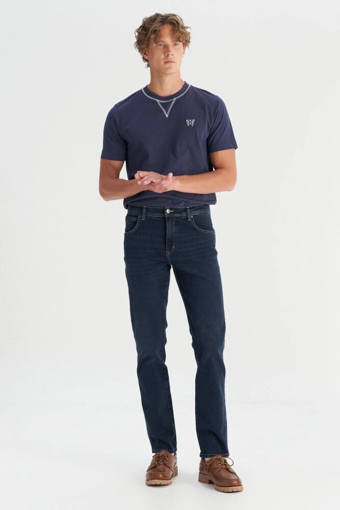 Wrangler Texas Slim Erkek Jean Pantolon W12S001397