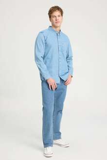Wrangler Uzun Kollu Erkek Jean Gömlek W241464XT - 3